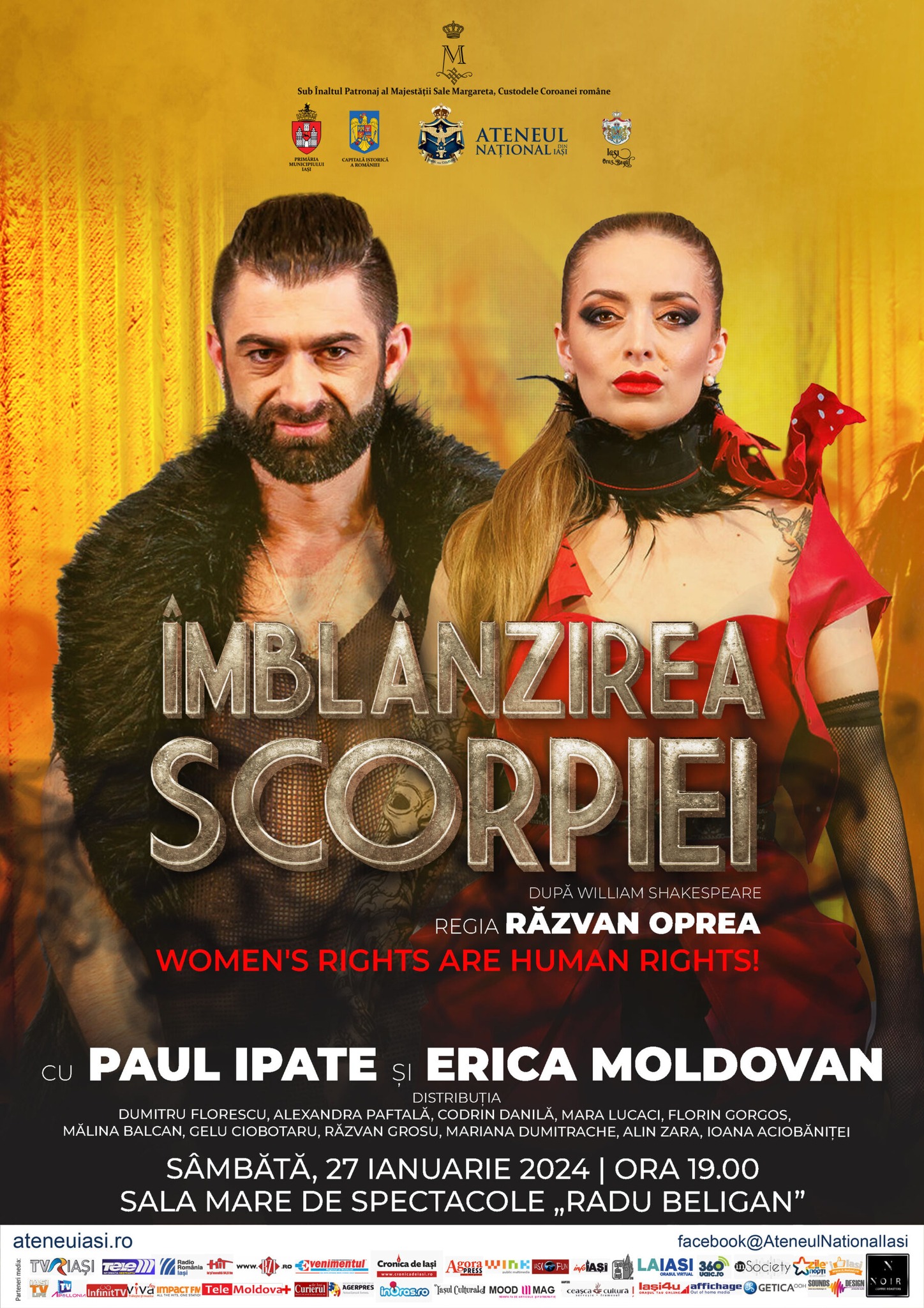 „Îmblânzirea Scorpiei”, un spectacol în regia lui Răzvan Oprea, cu Paul Ipate!