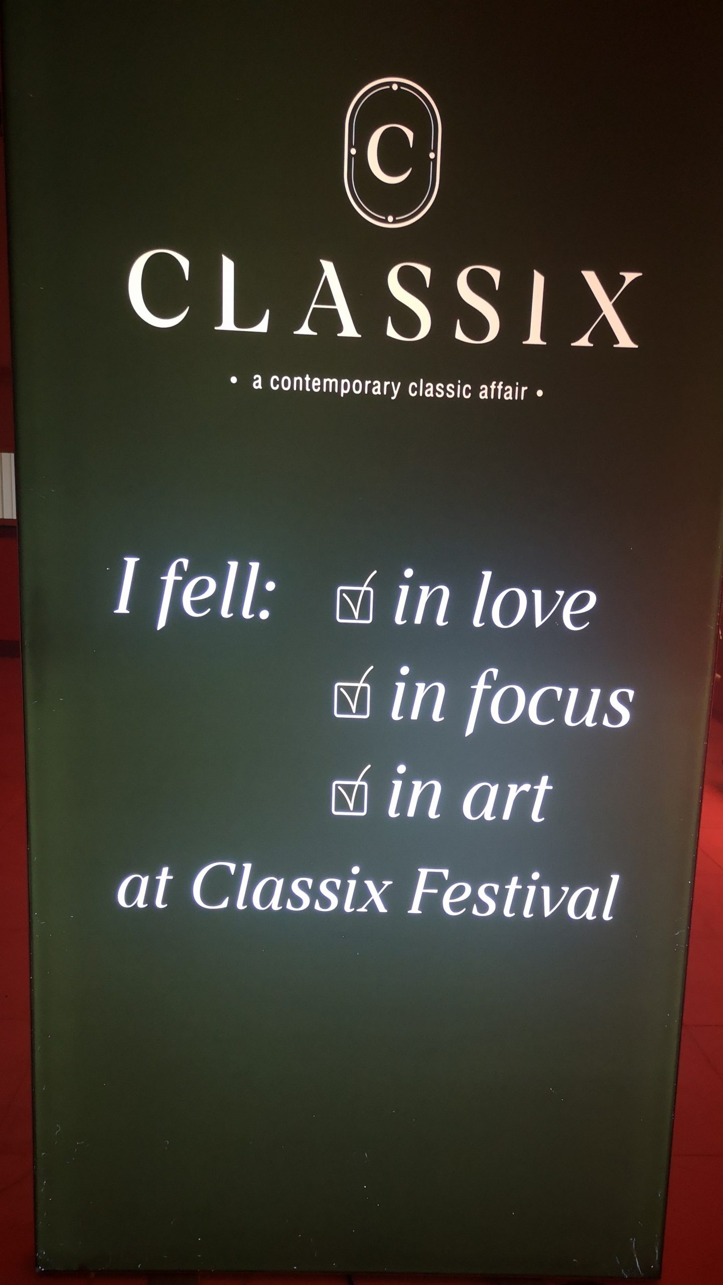 Classix Festival Jurnal (18-25 februarie) partea I