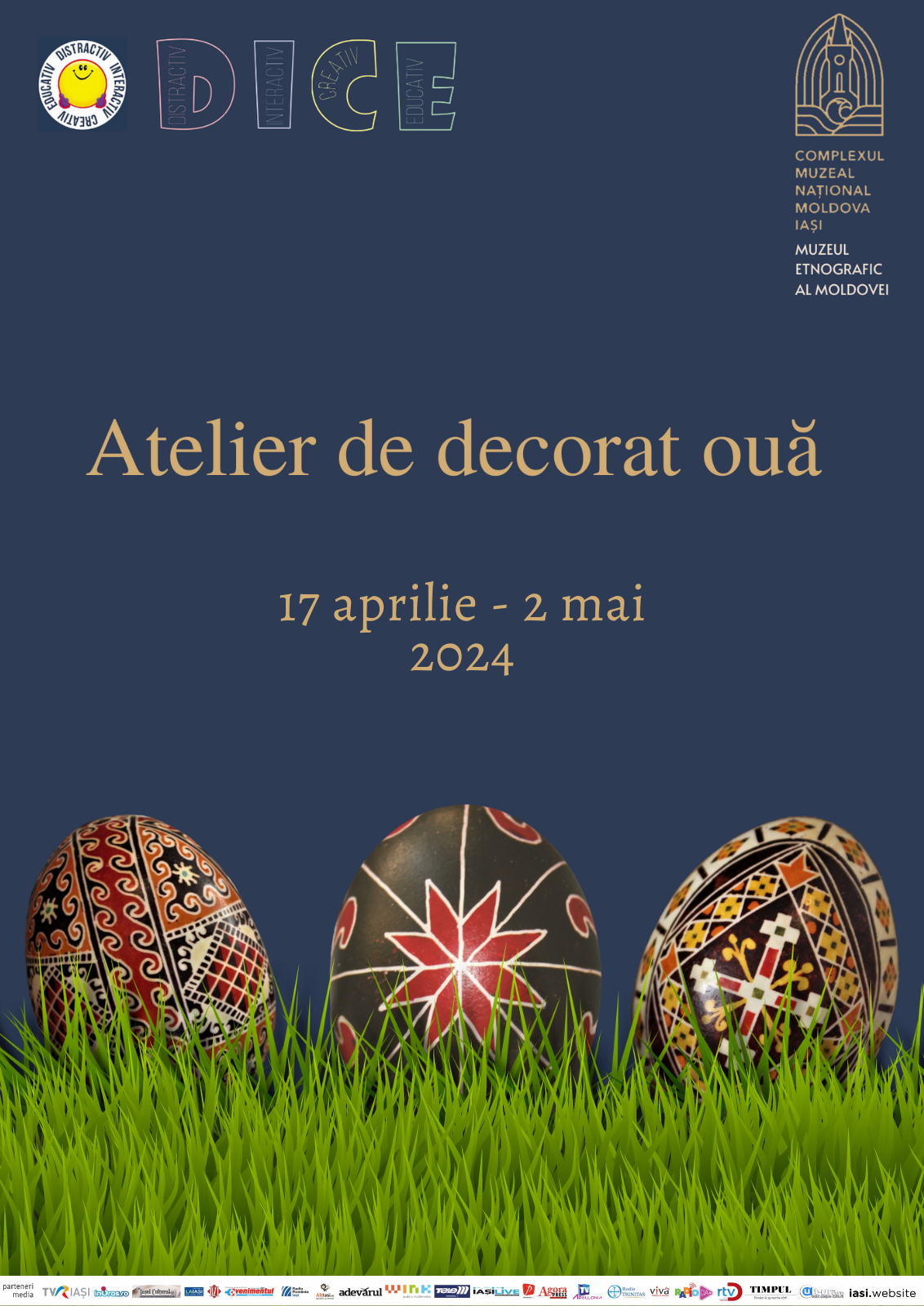 Iași: DICE – Atelier de decorat ouă