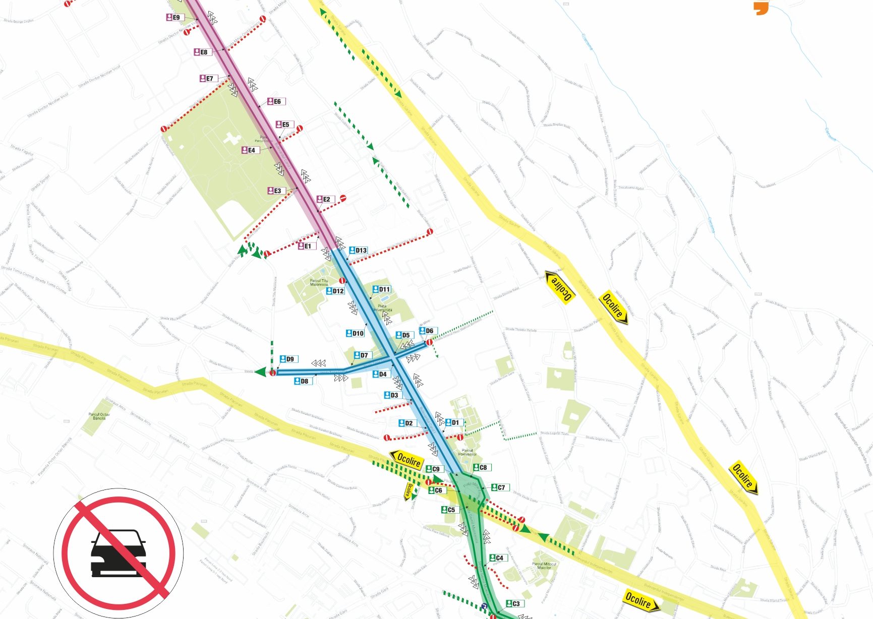 Restricții de trafic duminică 21 aprilie pe traseul Semimaraton Iași 2024