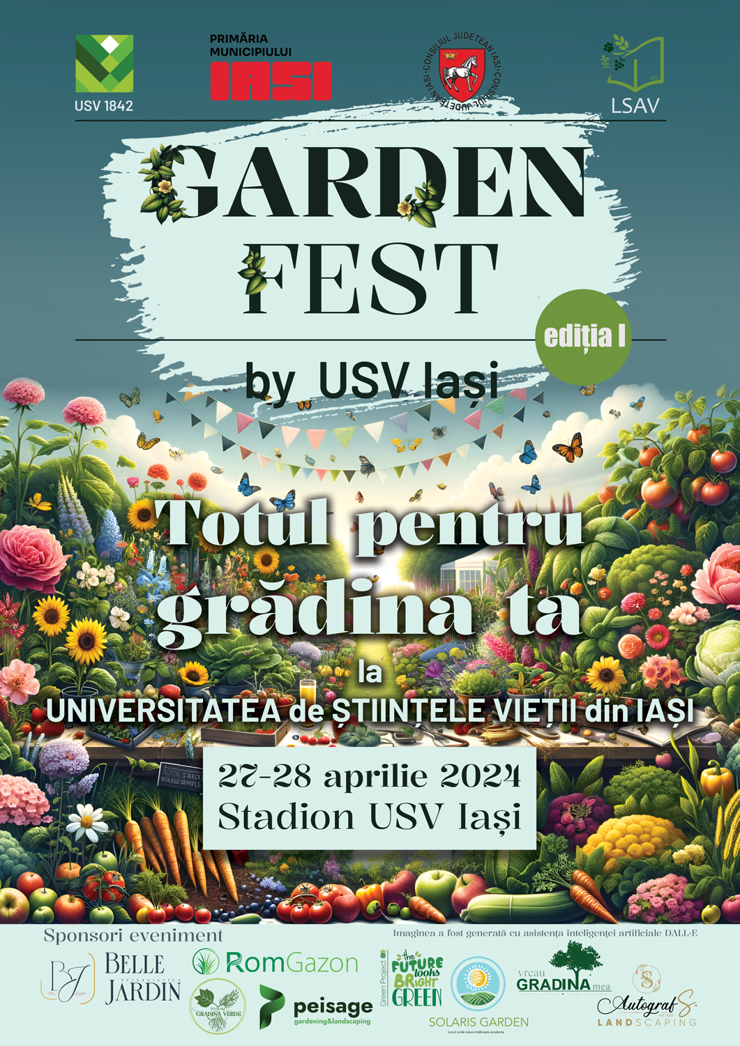 (AUDIO) Garden Fest by USV Iași. Eveniment adresat comunității iubitoare de plante, flori și natură