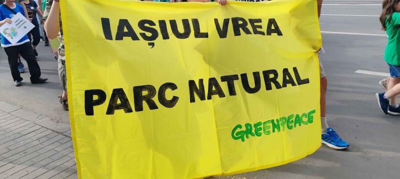 Vrem parc natural! – s-a scandat, la Iași, pe 1 iunie