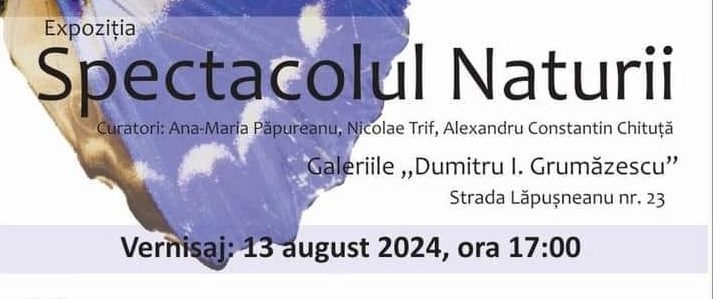 Expoziţia ,,Spectacolul Naturii”. Aurica Ichim, manager la Muzeul Municipal „Regina Maria” Iaşi, s-a auzit în matinal cu Adina Şuhan