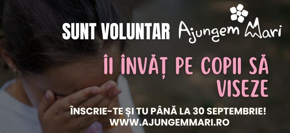 Asociația „Ajungem Mari” caută voluntari! Ana Cristache, manager „Ajungem MARI”, ne-a adus detaliile în matinal cu Adina Șuhan