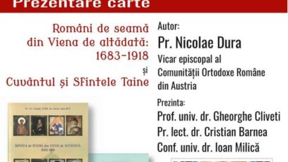 Lucrări semnate de părintele Nicolae Dura, vicar episcopal al Comunității Ortodoxe Române din Austria, lansate la Iași