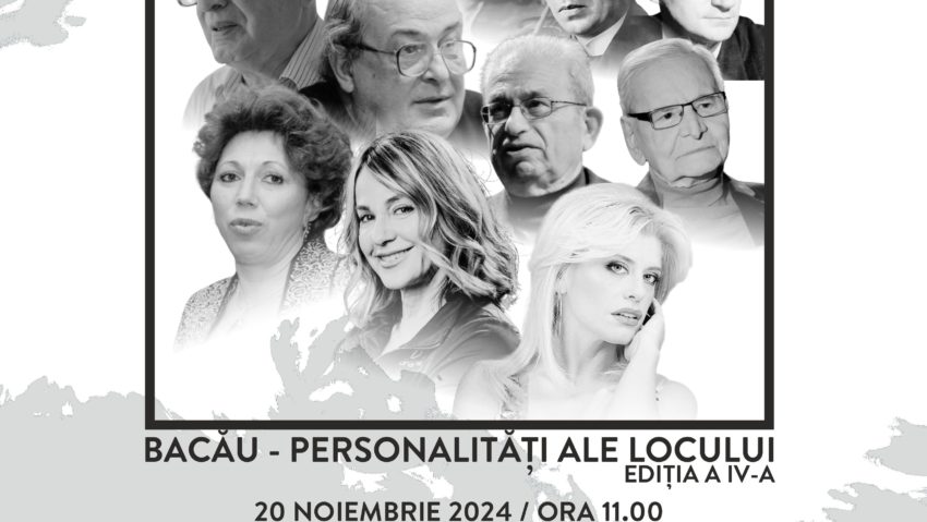 Evenimentul ,,BACĂU – PERSONALITĂŢI ALE LOCULUI” va avea loc în Aula Universităţii ,,Vasile Alecsandri”