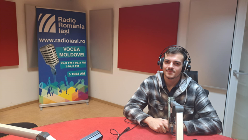 Șerban Constantin Enachi, instructor – coregraf la Ansamblul Folcloric Frunzuliță de Stejar, Centrul cultural „Cella Neamțu”, din comuna Ciurea, invitat în Matinal