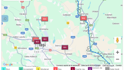 (AUDIO) Depășiri ale indicatorilor de calitate a aerului în municipiul Iași