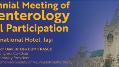 (AUDIO) 28 – 30 nov 2024, Congresul NeurogastRO 2024, la Iași