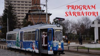 Program special al transportului public din Iași în zilele de Crăciun şi de Anul Nou