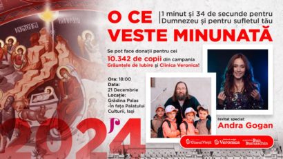 Concert de colinde ”O, ce veste minunată!”, la Iași. Părintele Dan Damaschin cu Mihai Florin Pohoață, la ”Pulsul Zilei” – 19.12.2024.