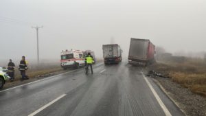 Vrancea: Bărbat decedat după ce a traversat neregulamentar DN2-E85 şi a fost lovit de un autoturism, în Adjud