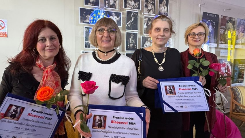 Dublă recunoaștere pentru TNR la Gala Premiilor revistei Rinocerul