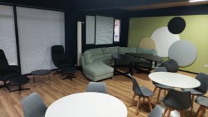 TUIASI a finalizat lucrările la o nouă sală de lectură tip spațiu de co-working pentru studenții cazați în căminul T14