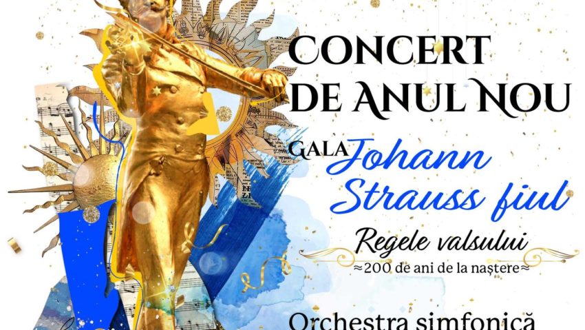 Iași (AUDIO) 9 și 10 ianuarie: Filarmonica Moldova, Concertul de Anul Nou – Gala Johann Strauss fiul – invitat dirijorul Adrian Morar