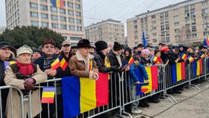 (AUDIO/FOTO) Piața Unirii Iași: Manifestări pentru a celebra 166 de ani de la înfăptuirea Unirii Principatelor Române