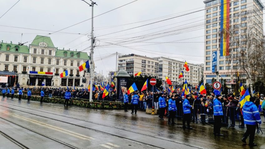 Măsuri de ordine în Piața Unirii din municipiul Iași, cu prilejul Zilei Unirii Principatelor Române