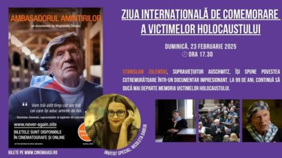 Cinema Ateneu Iași: „Ambasadorul amintirilor”, un film dedicat victimelor Holocaustului