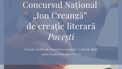 Iași: Concursul Naţional „Ion Creangă” de creaţie literară – Povești, ediția a 33-a, 2025