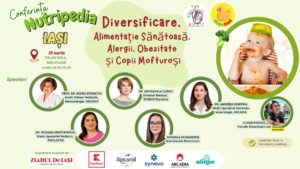 Desprecopii.com revine la Iași. NUTRIPEDIA – Arta diversificării și alimentației sănătoase la copii