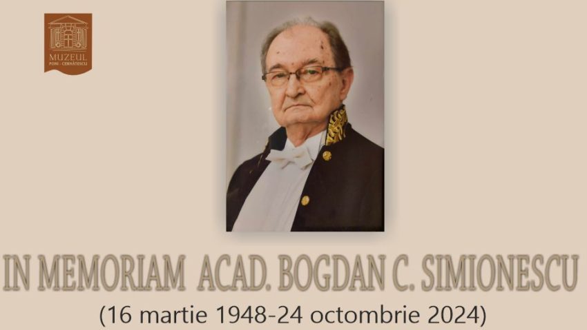 Muzeul Ştiinţei şi Tehnicii „Ştefan Procopiu” Iași: Manifestarea omagială IN MEMORIAM Acad. Bogdan C. Simionescu (1948- 2024)