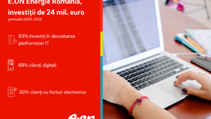 E.ON Energie România a investit 24 de milioane de euro în ultimii cinci ani, majoritatea în dezvoltarea serviciilor digitale pentru clienți