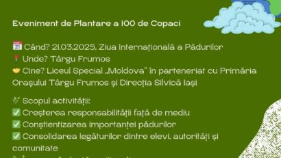 21 martie, Ziua Internațională a Pădurilor. Copacii de mâine se plantează azi! Bună Dimineața cu Adina Șuhan