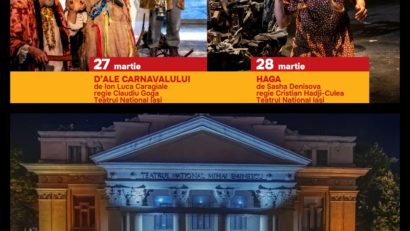 Teatrul Național Iași, în turneu la Chișinău, cu ocazia Zilei Mondiale a Teatrului și Zilei Unirii Basarabiei cu România